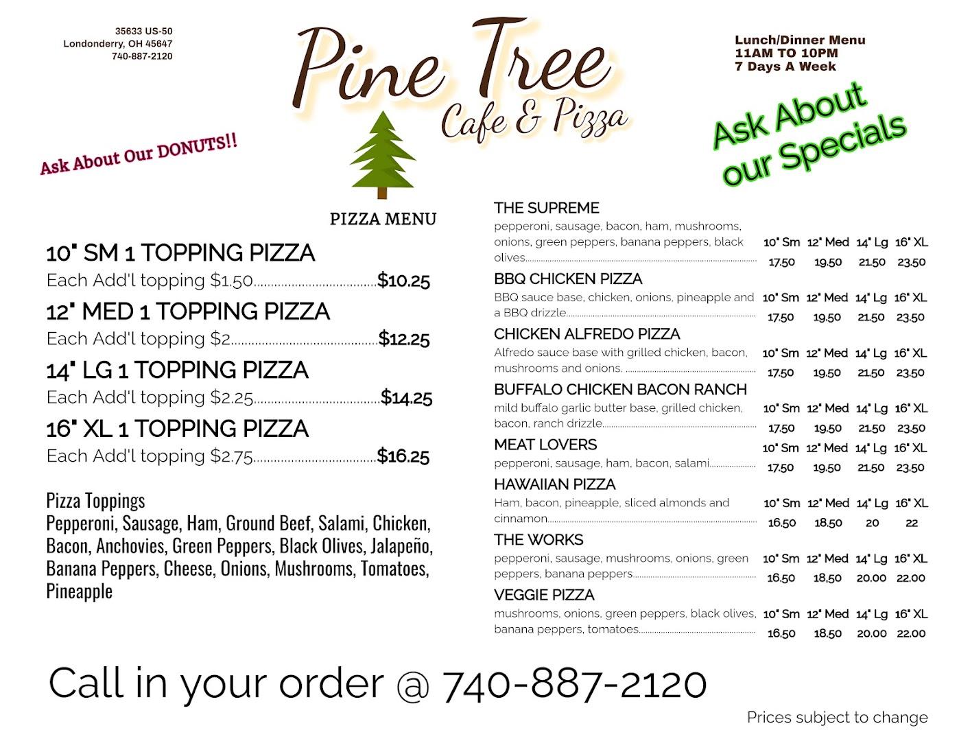 Pine Tree Cafe & Pizza